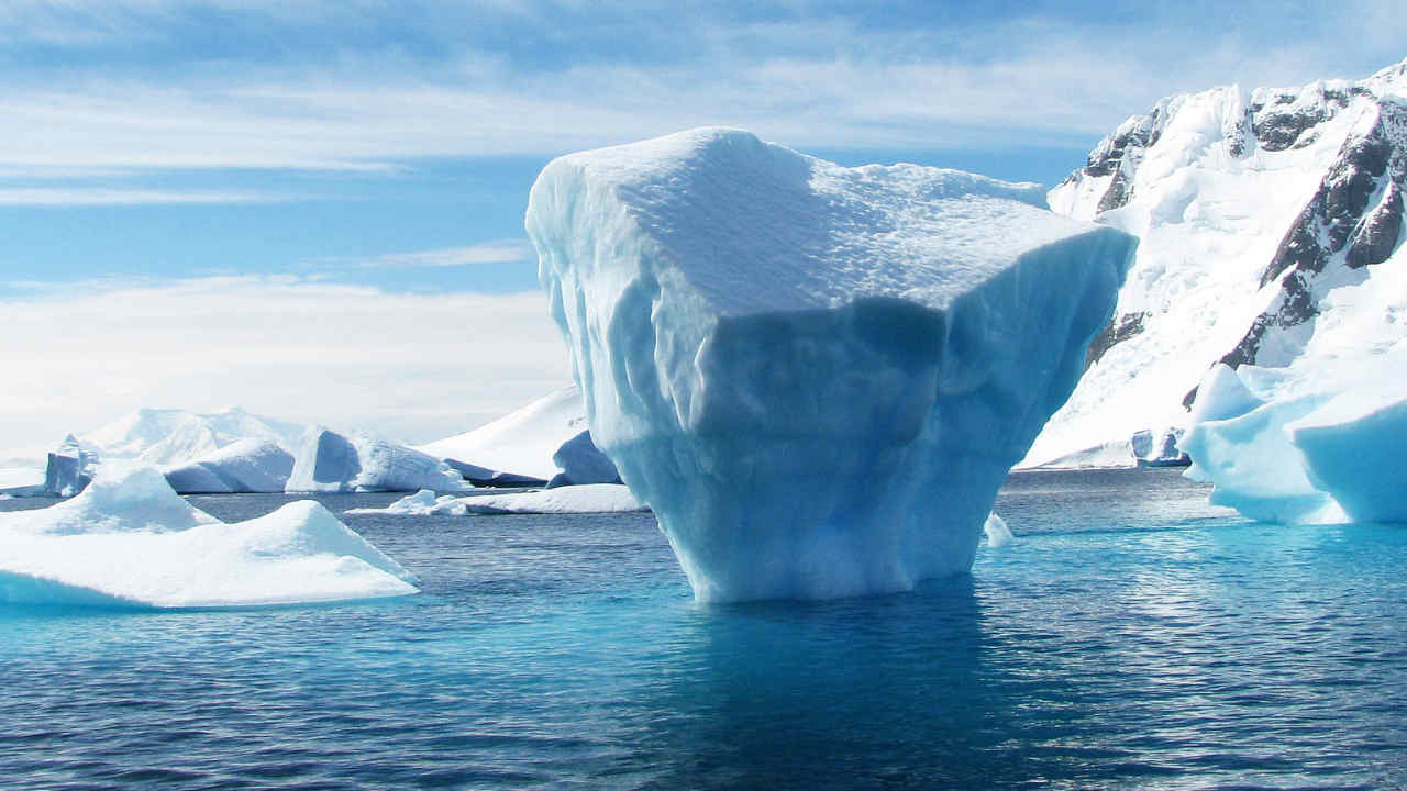 Ewiges Eis in der Arktis Bild